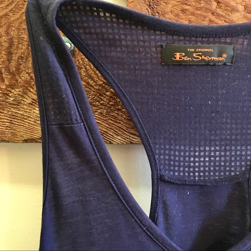 Ben Sherman—London Market Navy Blue Tank Top - Picture 5 of 7